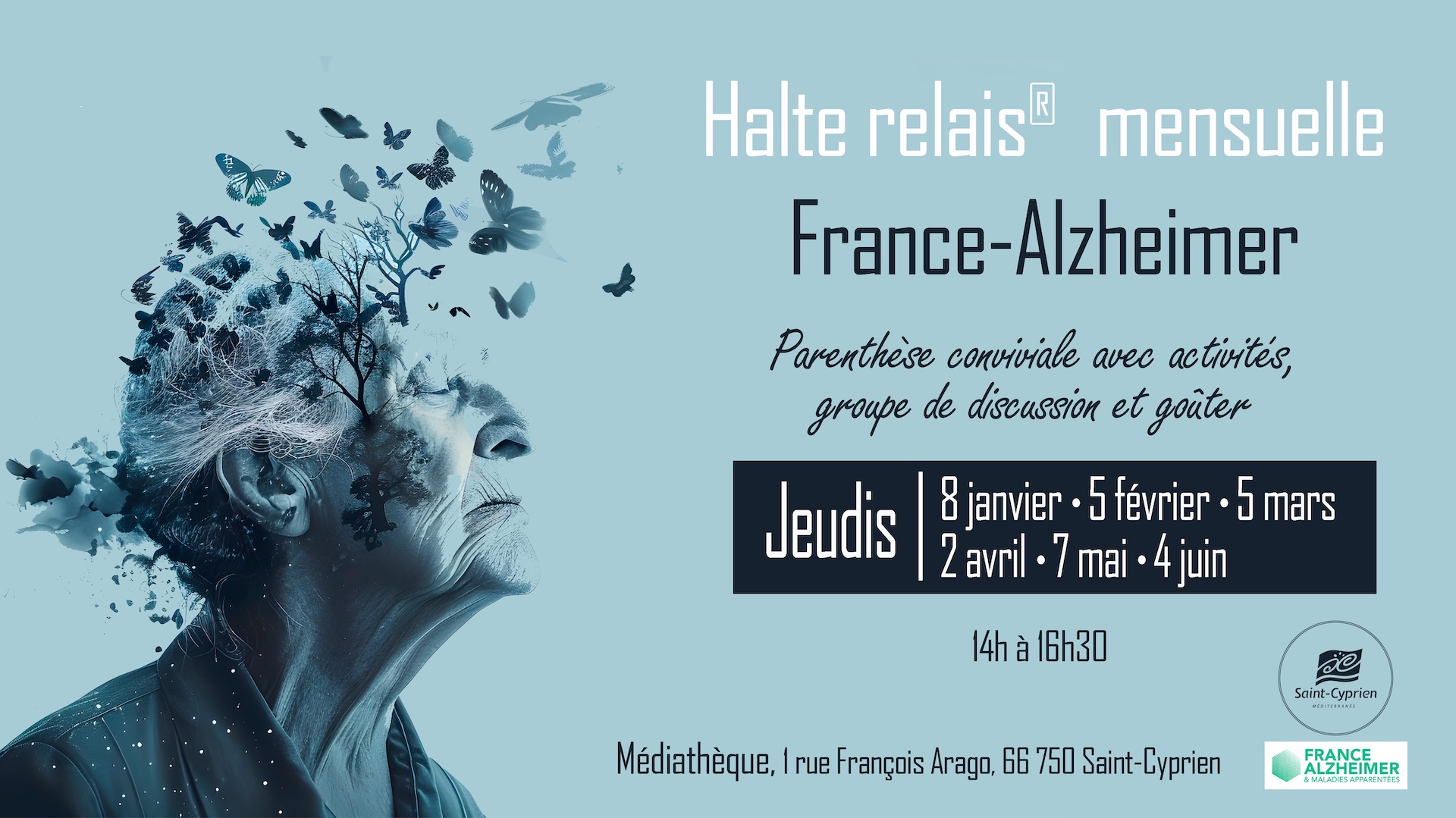 HALTE RELAIS®MENSUELLE FRANCE-ALZHEIMER