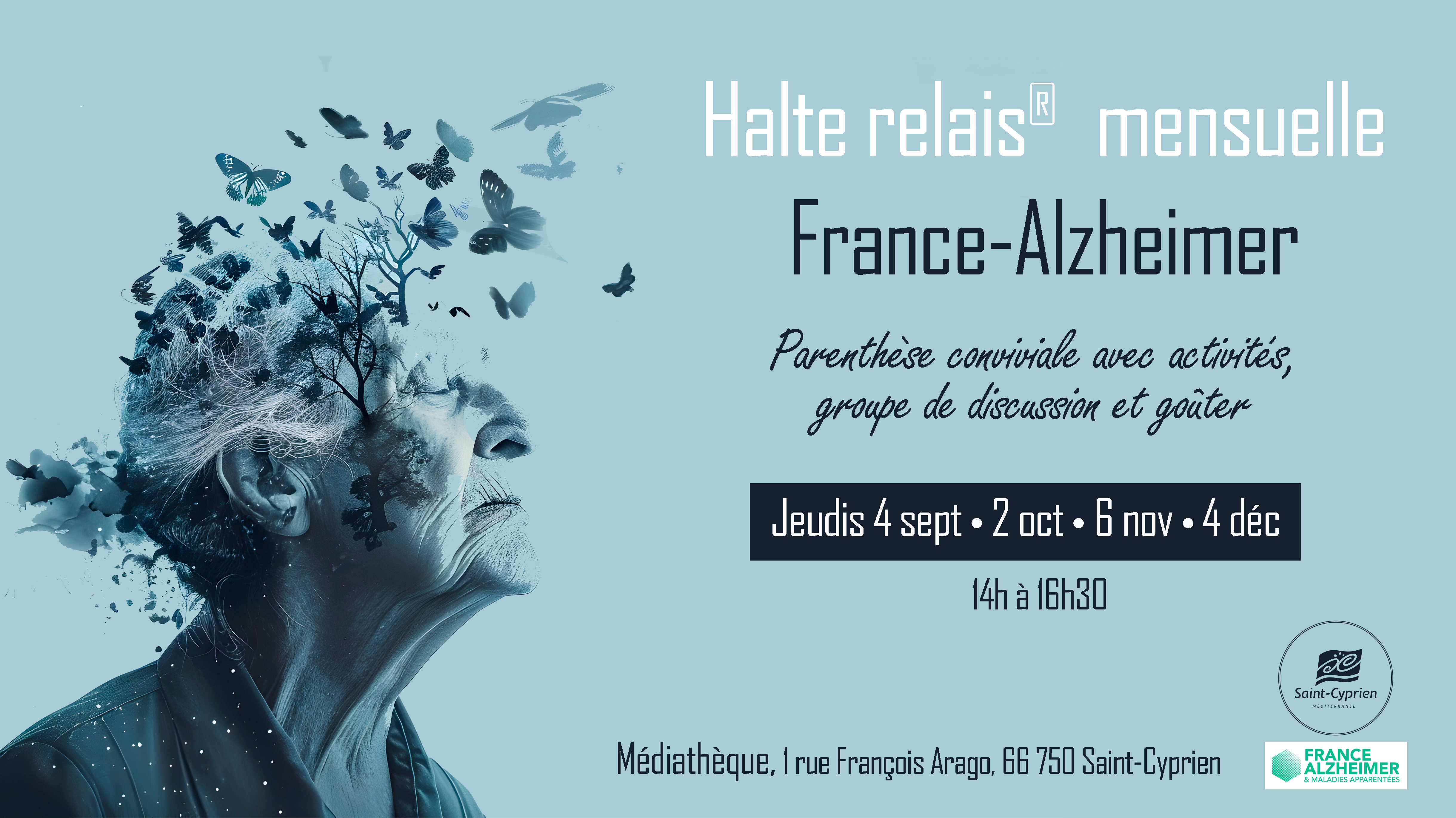 HALTE RELAIS®MENSUELLE FRANCE-ALZHEIMER