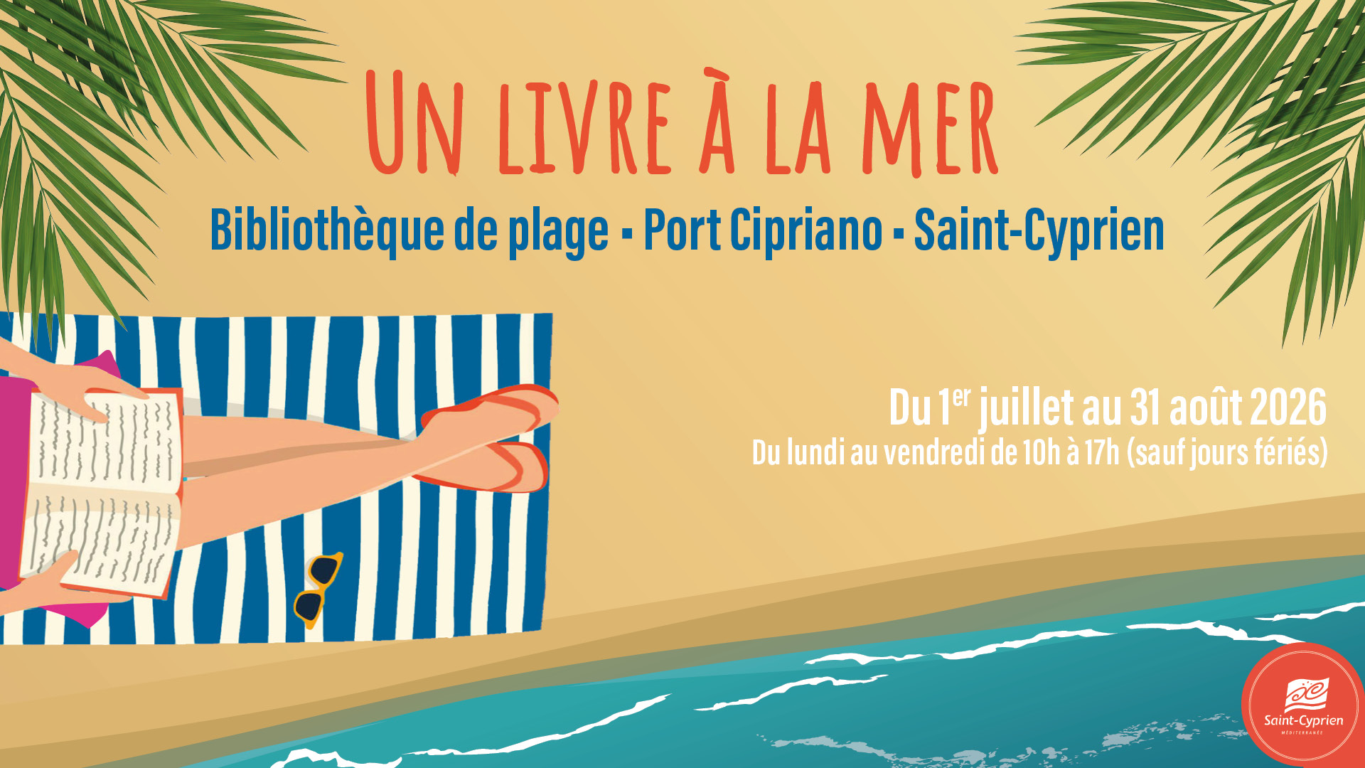 UN LIVRE À LA MER – BIBLIOTHEQUE DE PLAGE