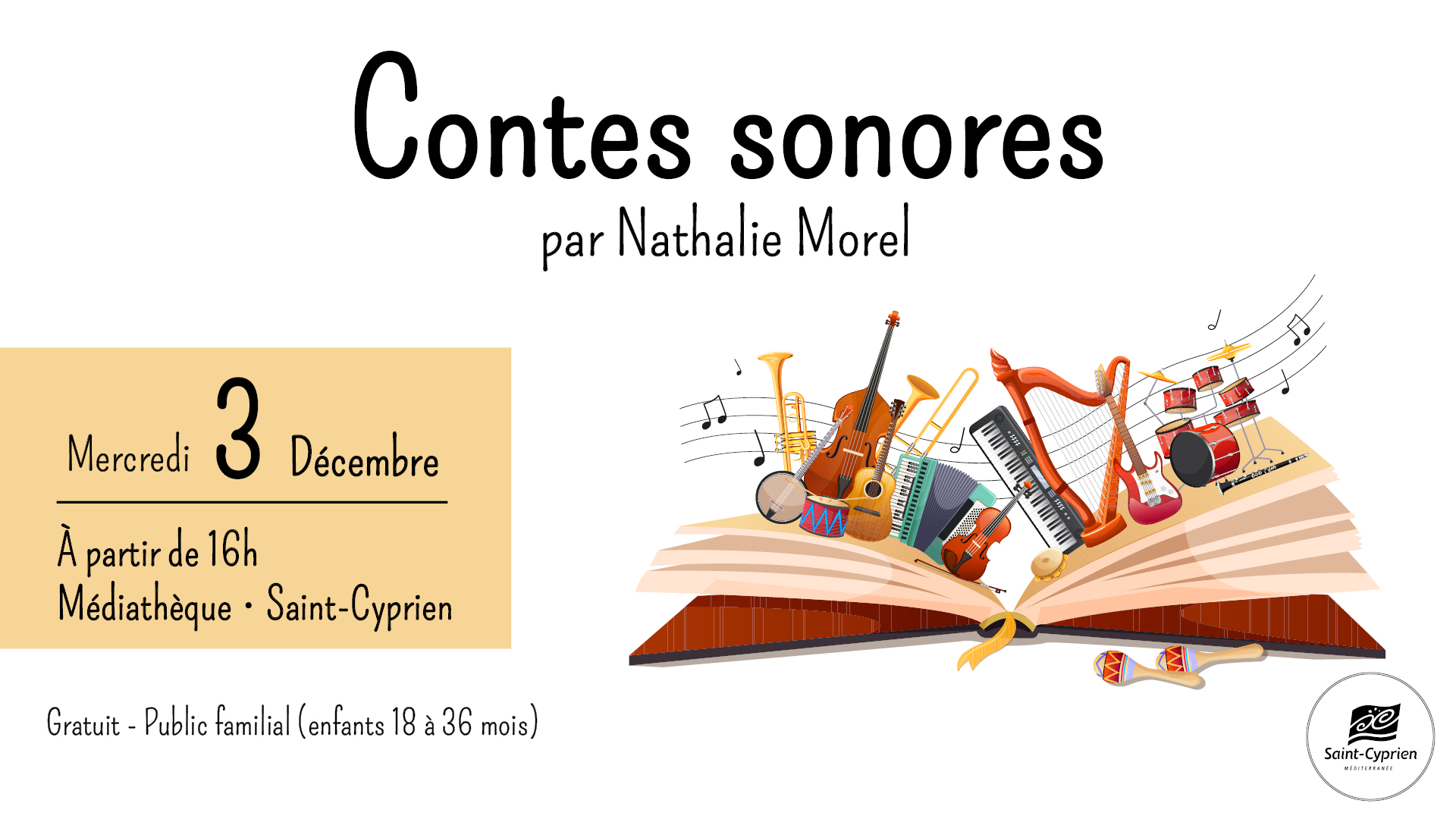 CONTES SONORES MERVEILLEUX AVEC NATHALIE MOREL
