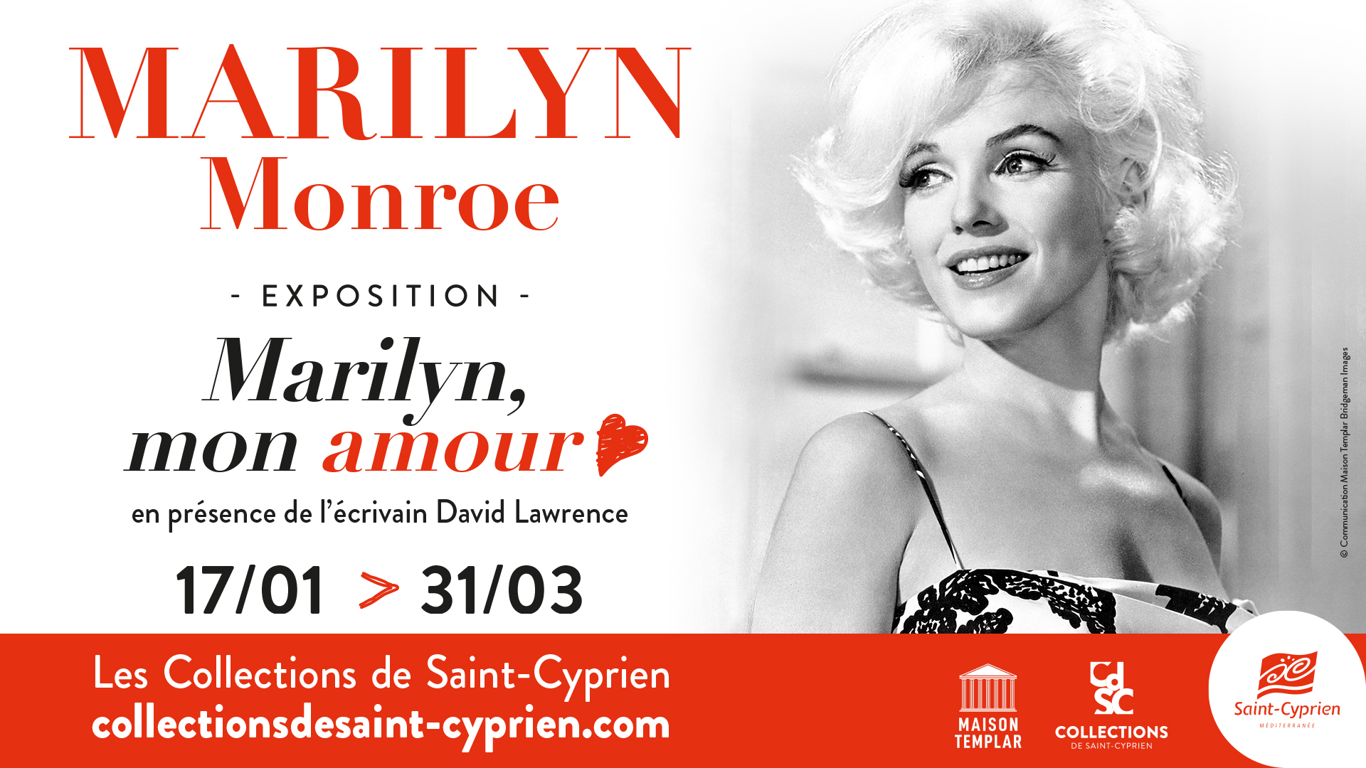 VERNISSAGE DE L’EXPOSITION MARILYN MON AMOUR