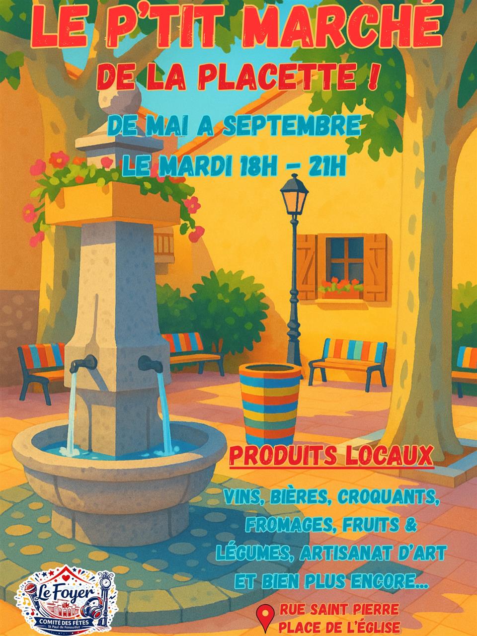 Le p’tit marché de la placette - saint paul de fenouillet