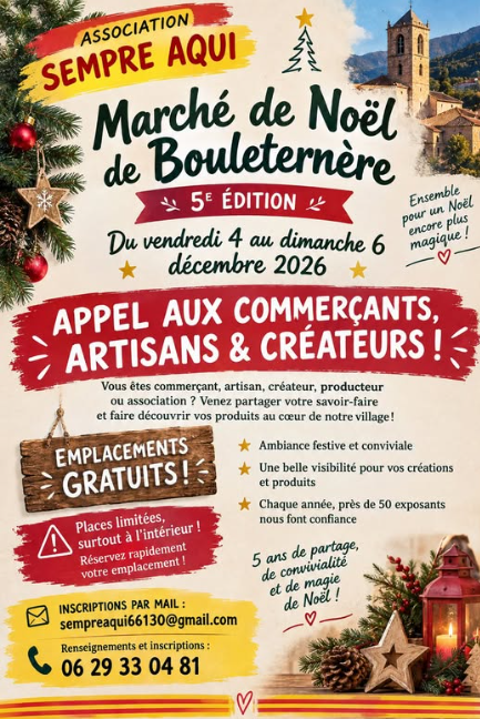 Marché de noël Bouleternère