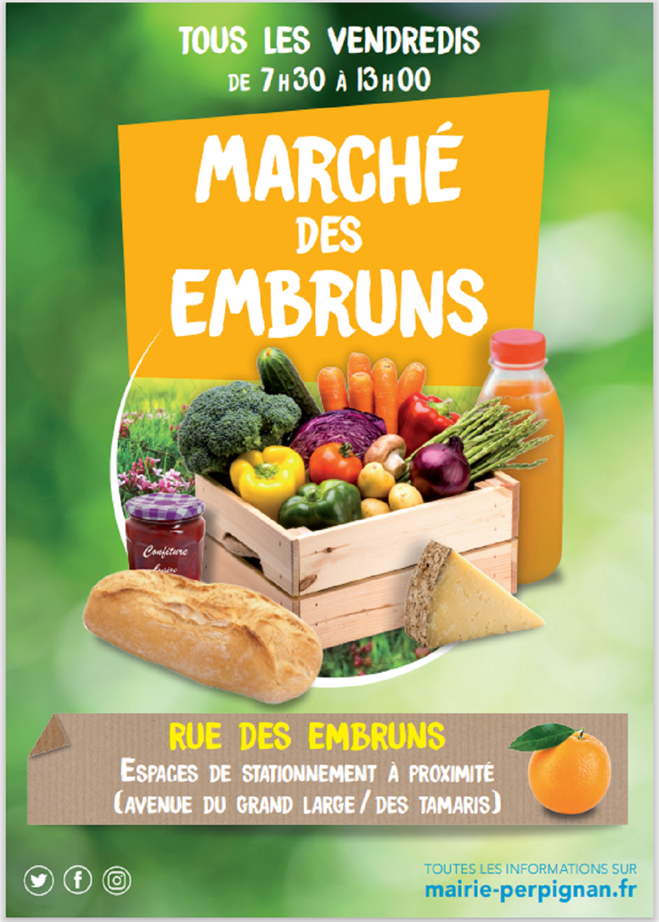 Marché des embruns - quartier las cobas