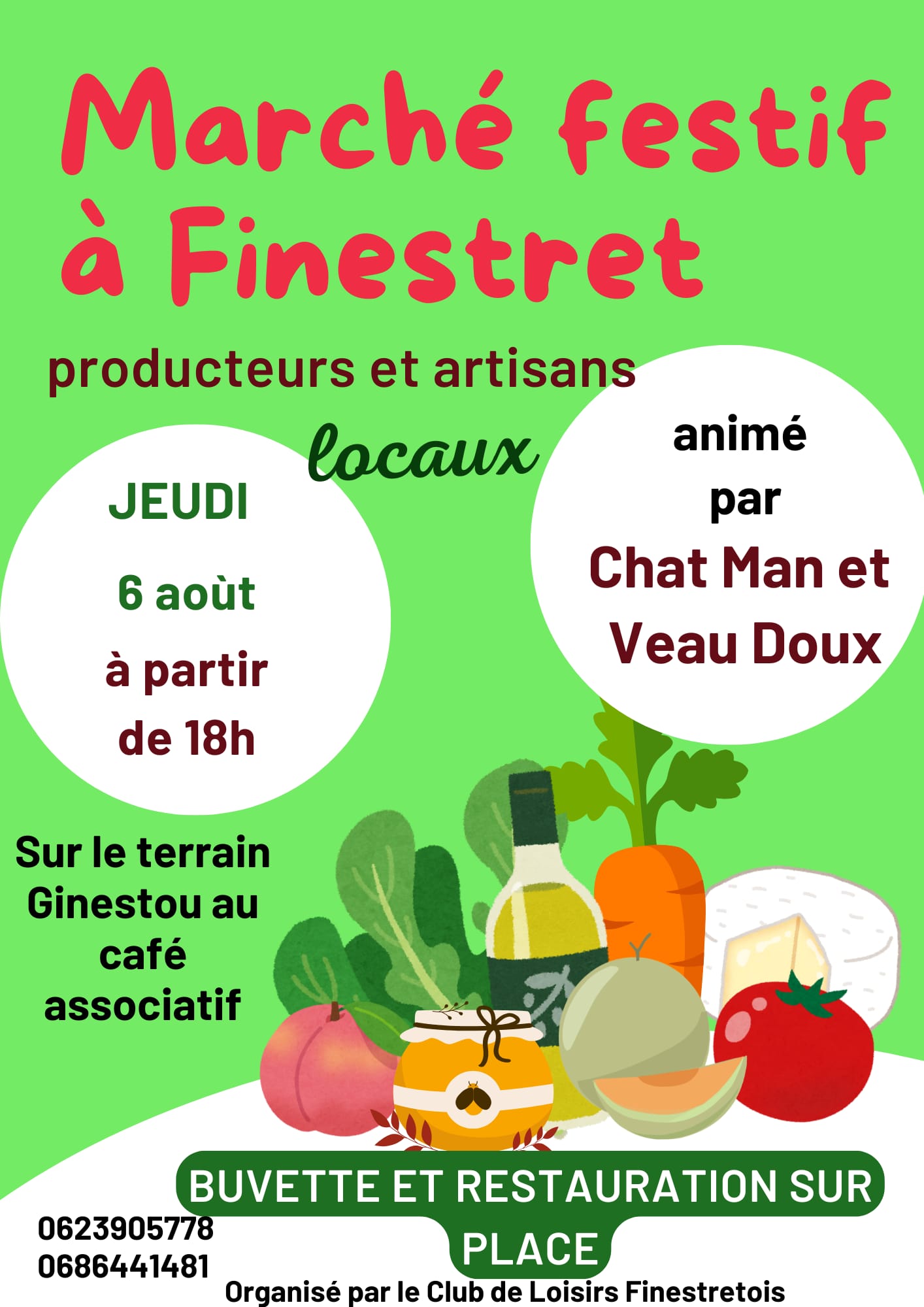 Marché festif à Finestret