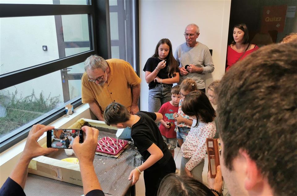 Atelier creatif et visite a la miellerie