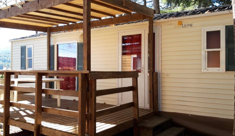 mobil home 2 - camping la source - sournia - Sandrine DELACOURT