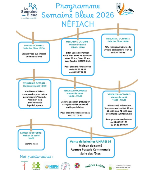 Semaine bleue Néfiach