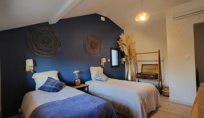 Chambre bleue