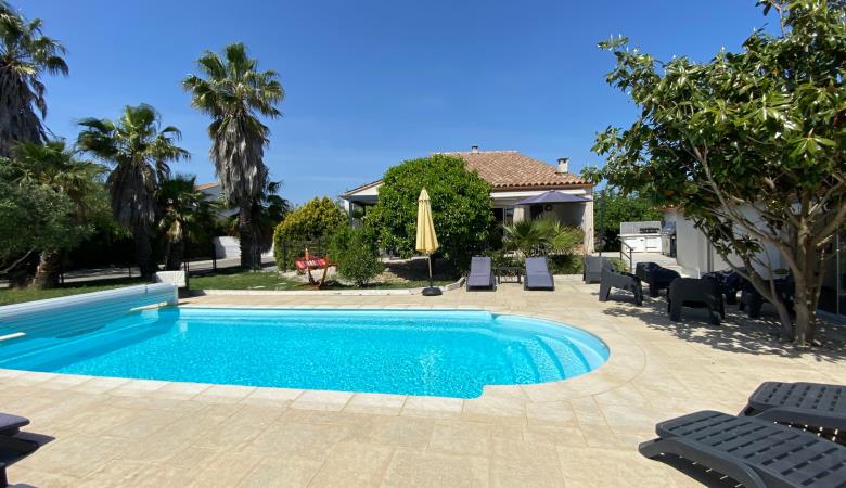 piscine au sel chauffée 