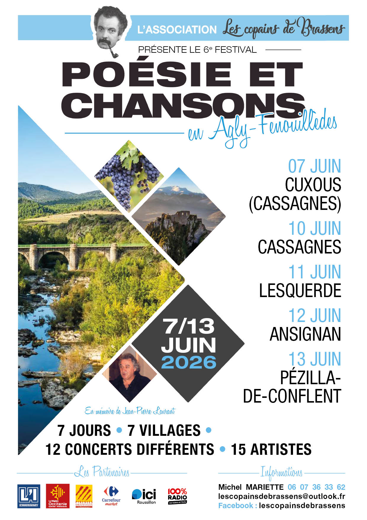 Festival poesie et chansons en fenouilledes : Pézilla de conflent
