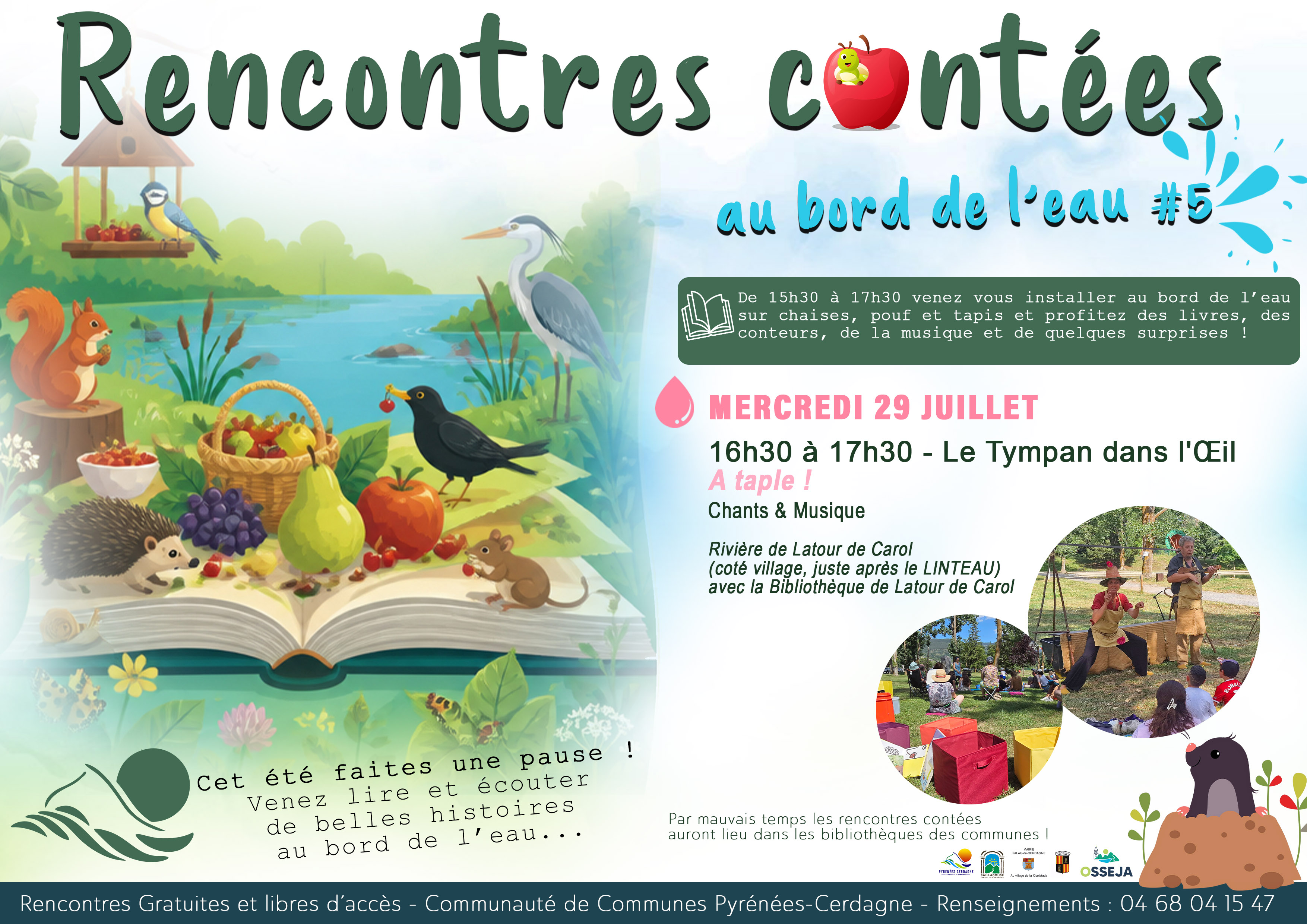 RENCONTRES CONTÉES AU BORD DE L&rsquo;EAU #5 – LATOUR DE CAROL