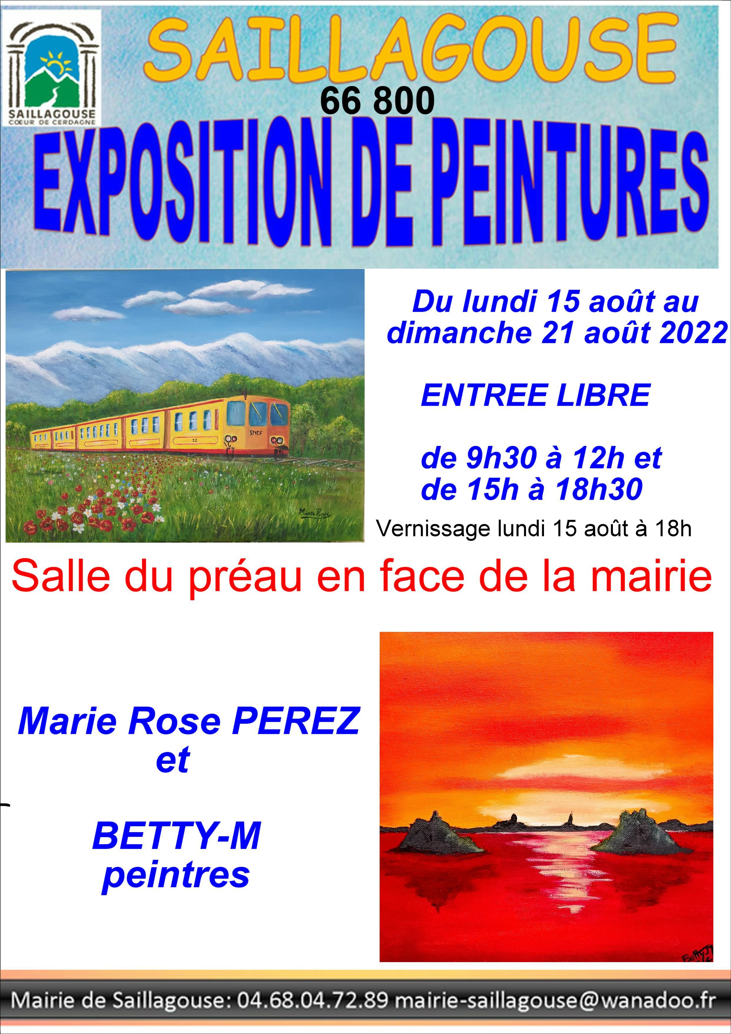 sAILLA affiche expo-Exposition de peintures