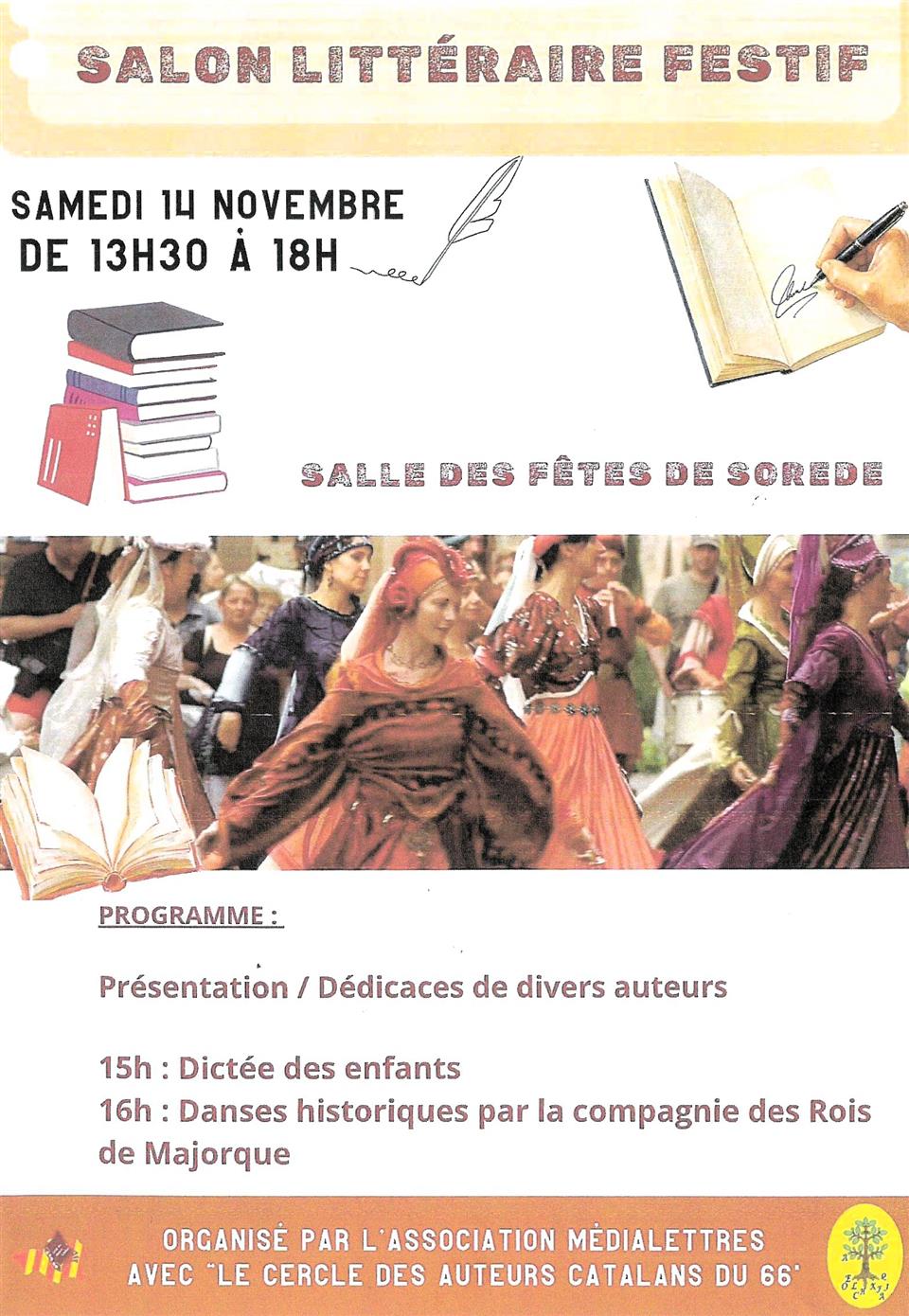 Salon litteraire festif
