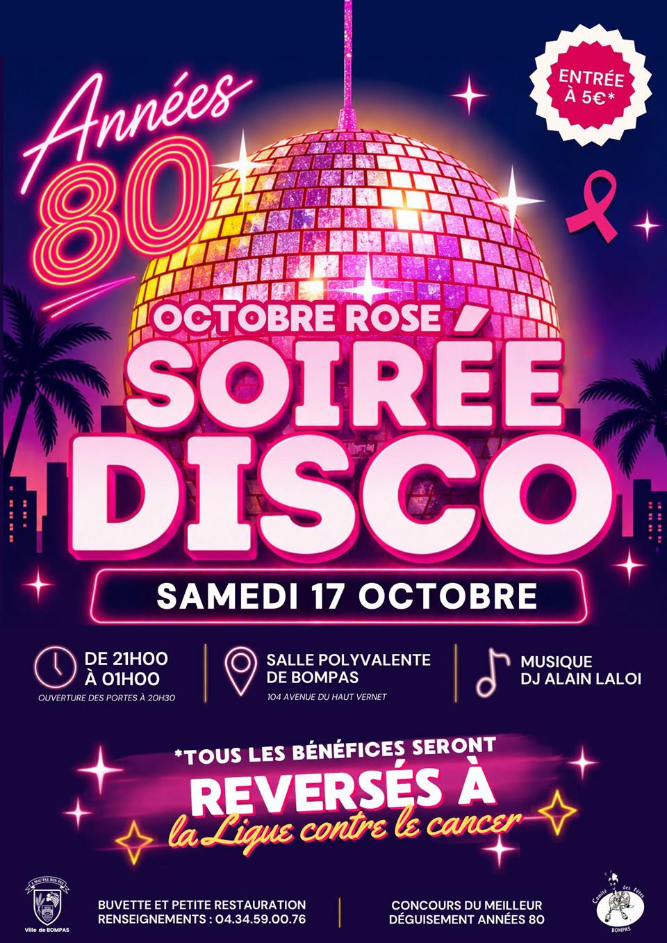 Soirée disco « octobre rose »