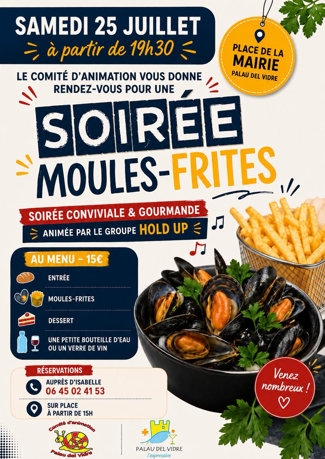 Soirée moules frites