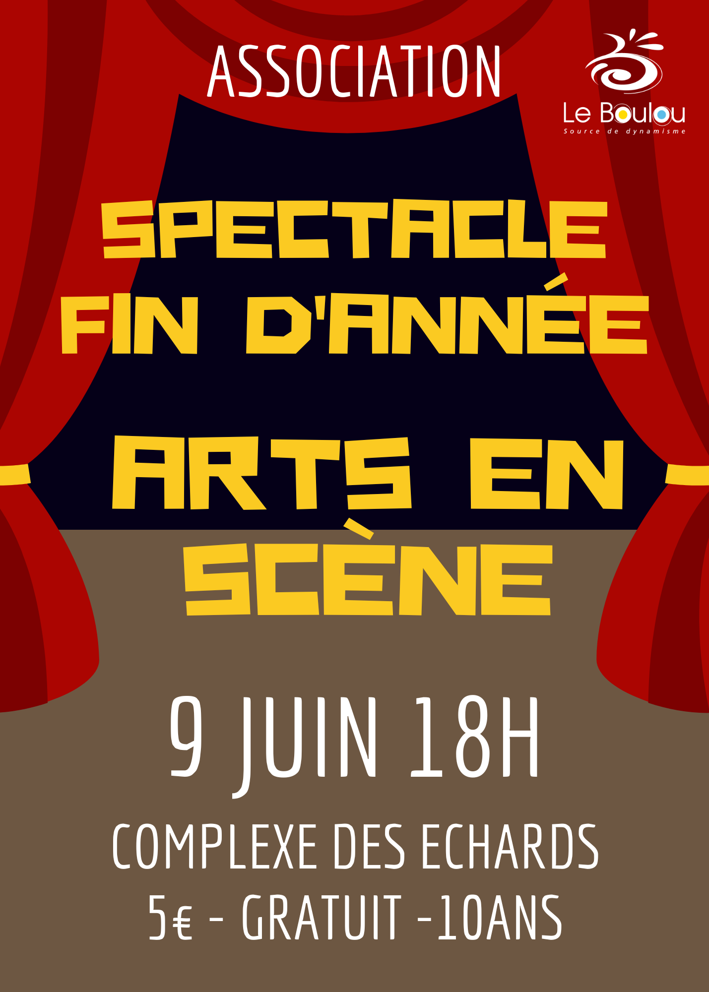SPECTACLE FIN D'ANNEE ARTS EN SCENE