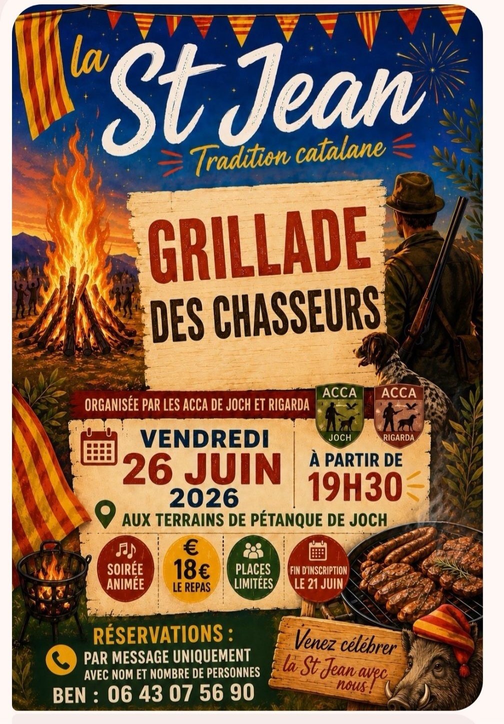 Feux de la saint jean