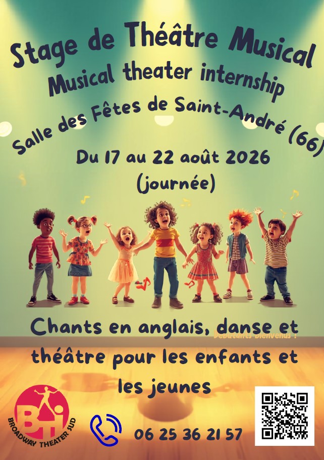 Stage de theatre musical