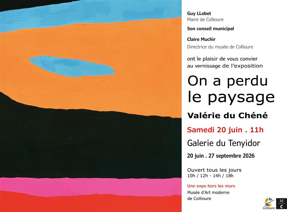 Exposition "on a perdu le paysage" de valérie du chéné
