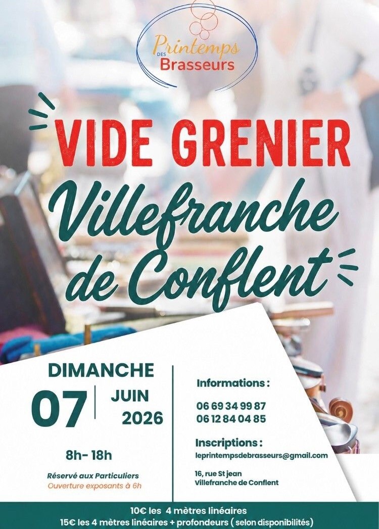 VIDE GRENIER À VILLEFRANCHE-DE-CONFLENT
