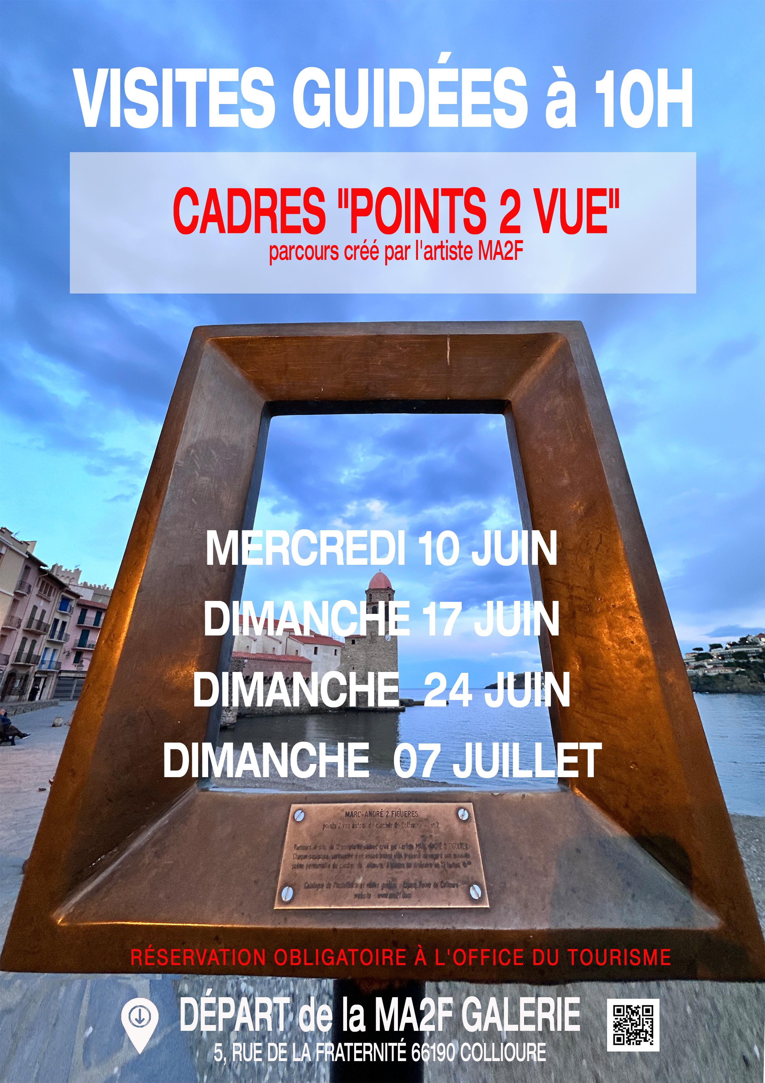 Parcours commenté points 2 vue sur le clocher
